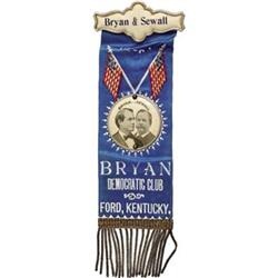 Superb Bryan & Sewall Celluloid Badge 