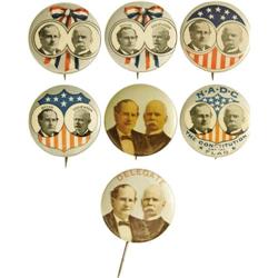 Bryan & Stevenson: Group Of Seven 1¼" Jugates 