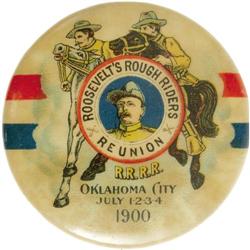 Theodore Roosevelt Rough Rider Pin 