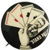 Image 1 : Theodore Roosevelt "Stand Pat!" 1 1/4" Pinback 