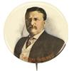 Image 1 : Theodore Roosevelt: 2 1/8" Colorful 1912 Pinback 