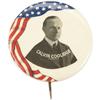 Image 1 : Calvin Coolidge Scarce Colorful 1¾" 1924 Pinback 