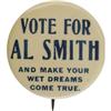 Image 1 : Al Smith: A Legendary Slogan Button Rarity 