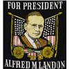Image 2 : Alf Landon 1936 Presidential Campaign Banner 