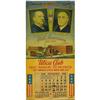 Image 1 : Large 1938 Beer Advertising Calendar With FDR 