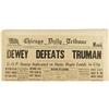 Image 2 : Truman & Dewey: "Dewey Defeats Truman" 