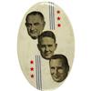 Image 1 : Lyndon Johnson: A Rare Coat-tail Trigate Pinback 
