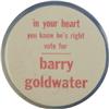 Image 1 : Extremely Rare Goldwater Sample Button 