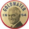 Image 1 : Extremely Rare 3½" Goldwater Sample Button 