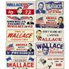Image 1 : Nine Different George Wallace License Plates 