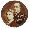 Image 1 : Debs & Seidel: 1912 7/8" Socialist Jugate 