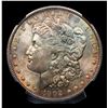 Image 2 : ***Auction Highlight*** NGC 1902-p Rainbow Toned Morgan Dollar $1 Graded ms66 By NGC (fc)