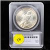Image 5 : ***Auction Highlight*** 1925-p Peace Dollar $1 Graded ms66+ By SEGS (fc)