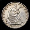 Image 2 : ***Auction Highlight*** 1853-p Arrows & Rays FS-801 DDR Top POP Seated Half Dollar 50c Graded ms63 B