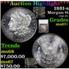 Image 1 : ***Auction Highlight*** 1881-s Morgan Dollar $1 Graded ms67+ By SEGS (fc)