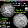 Image 1 : ***Auction Highlight*** 1832 Ty 2 JR-1 Capped Bust Dime 10c Graded ms62 details By SEGS (fc)
