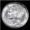 Image 2 : ***Auction Highlight*** 1920-s Mercury Dime 10c Graded ms64+ FSB By SEGS (fc)