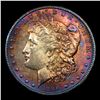 Image 2 : ***Auction Highlight*** 1890-cc Rainbow Toned Vam 1B R5 Morgan Dollar $1 Graded ms62 By SEGS (fc)