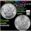Image 1 : ***Auction Highlight*** 1887-o Vam 28 I4 R5 Morgan Dollar $1 Graded ms64 By SEGS (fc)