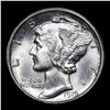 Image 2 : ***Auction Highlight*** 1919-d Mercury Dime 10c Graded ms65 FSB By SEGS (fc)