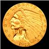 Image 2 : ***Auction Highlight*** 1912-p Gold Indian Quarter Eagle $2 1/2 Graded Select Unc By USCG (fc)