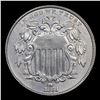 Image 2 : ***Auction Highlight*** 1868 Minor Mint Error Shield Nickel 5c Graded Choice+ Unc By USCG (fc)