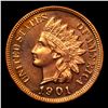Image 2 : Proof ***Auction Highlight*** 1901 Indian Cent 1c Graded Gem+ Proof Red Cameo By USCG (fc)