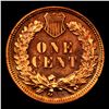 Image 3 : Proof ***Auction Highlight*** 1901 Indian Cent 1c Graded Gem+ Proof Red Cameo By USCG (fc)