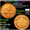 Image 1 : ***Auction Highlight*** 1858 LL Flying Eagle Cent 1c Graded Select Unc By USCG (fc)