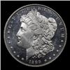 Image 2 : ***Auction Highlight*** 1889-p Morgan Dollar $1 Graded Choice Unc DMPL By USCG (fc)