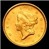 Image 2 : ***Auction Highlight*** 1851 Ty 1 Gold Dollar $1 Graded Select Unc By USCG (fc)