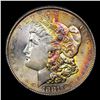 Image 2 : ***Auction Highlight*** 1881-s Rainbow Toned Morgan Dollar $1 Graded GEM++ Unc By USCG (fc)