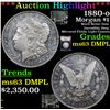 Image 1 : ***Auction Highlight*** 1880-o Morgan Dollar $1 Graded Select Unc DMPL By USCG (fc)