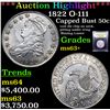 Image 1 : ***Auction Highlight*** 1822 O-111 Capped Bust Half Dollar 50c Graded Select+ Unc By USCG (fc)