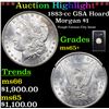 Image 1 : ***Auction Highlight*** 1883-cc GSA Hoard Morgan Dollar $1 Grades GEM+ Unc (fc)