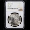 Image 2 : NGC 1904-o Morgan Dollar $1 Graded ms65 By NGC