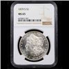 Image 2 : NGC 1879-s Morgan Dollar $1 Graded ms65 By NGC