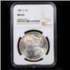 Image 2 : NGC 1881-s Morgan Dollar $1 Graded ms65 By NGC