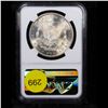 Image 3 : NGC 1880-s Morgan Dollar $1 Graded ms65+ By NGC