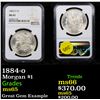 Image 1 : NGC 1884-o Morgan Dollar $1 Graded ms65 By NGC