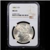 Image 2 : NGC 1882-s Morgan Dollar $1 Graded ms65 By NGC