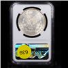 Image 3 : NGC 1885-o Morgan Dollar $1 Graded ms65 By NGC