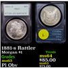 Image 1 : PCGS 1881-s Rattler Morgan Dollar $1 Graded ms63 By PCGS