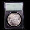 Image 2 : PCGS 1887-p Rattler Morgan Dollar $1 Graded ms63 By PCGS
