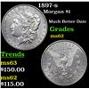 Image 1 : 1897-s Morgan Dollar $1 Grades Select Unc