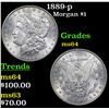 Image 1 : 1889-p Morgan Dollar $1 Grades Choice Unc