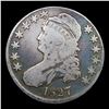 Image 2 : 1827 O-117 R3 Capped Bust Half Dollar 50c Grades f+