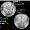 Image 1 : 1899-o Morgan Dollar $1 Grades Choice Unc