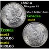 Image 1 : 1887-o Morgan Dollar $1 Grades Select Unc