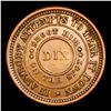 Image 3 : 1863 Shoot Him on the Spot Dix Civil War Token 1c Grades Select AU